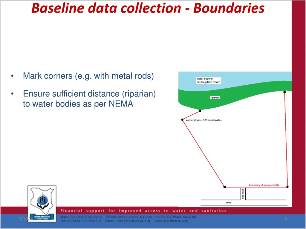 baseline data collection boundaries