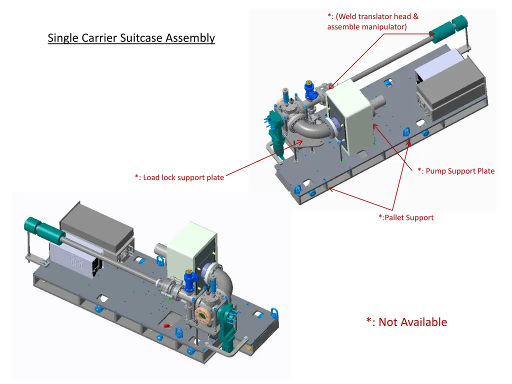 weld translator head assemble manipulator