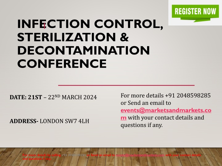 infection control sterilization decontamination