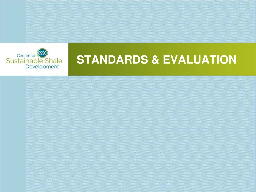 standards evaluation