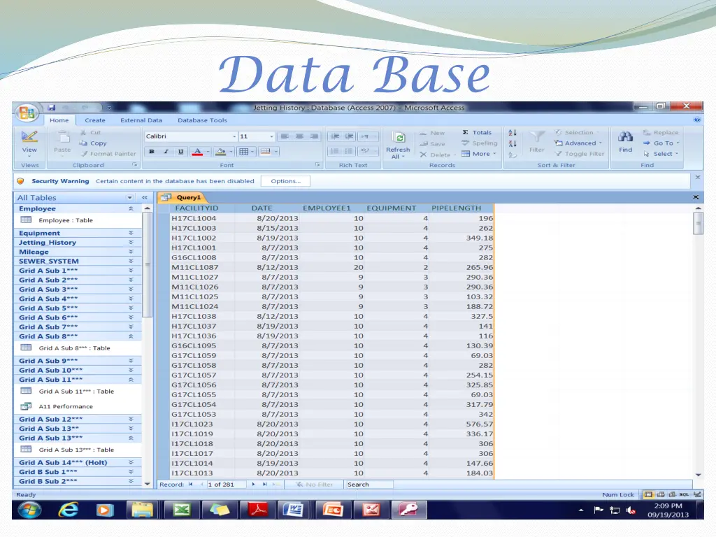 data base