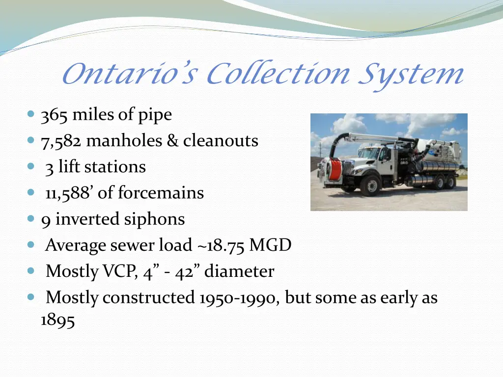 ontario s collection system