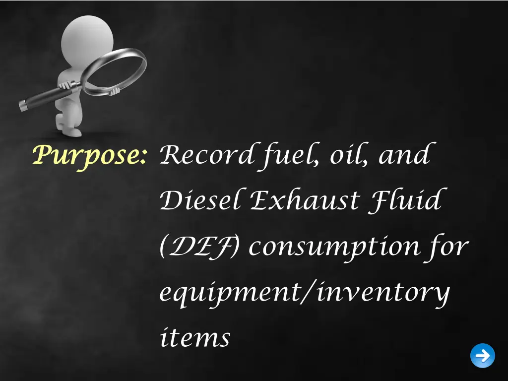 purpose purpose record fuel oil and diesel