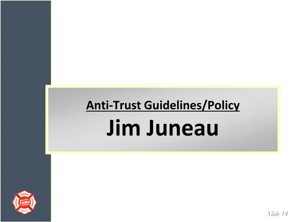 anti trust guidelines policy jim juneau