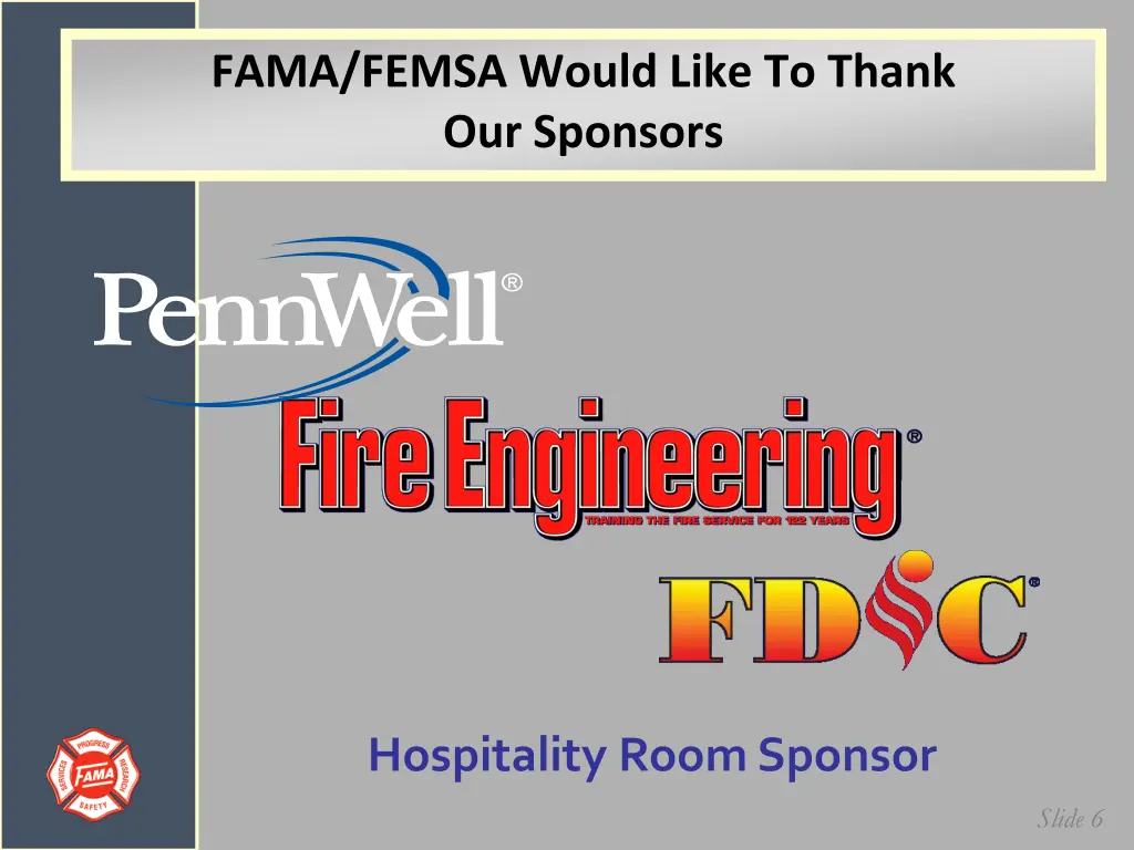 fama femsa would like to thank our sponsors 1