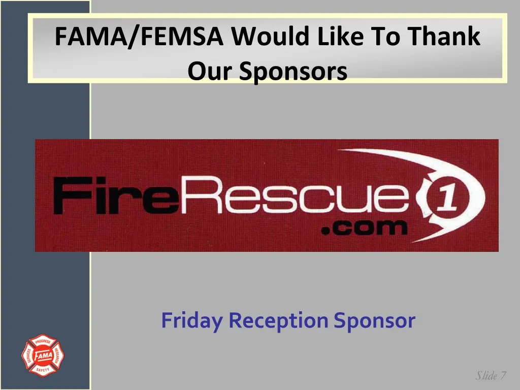 fama femsa would like to thank our sponsors 2