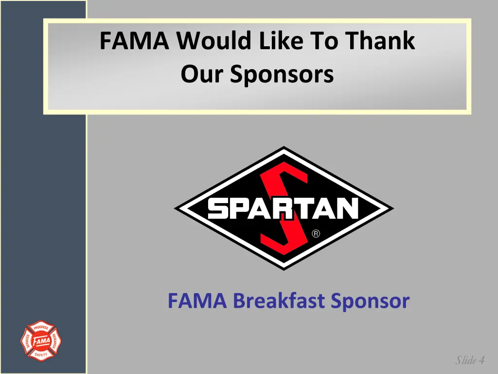 fama would like to thank our sponsors