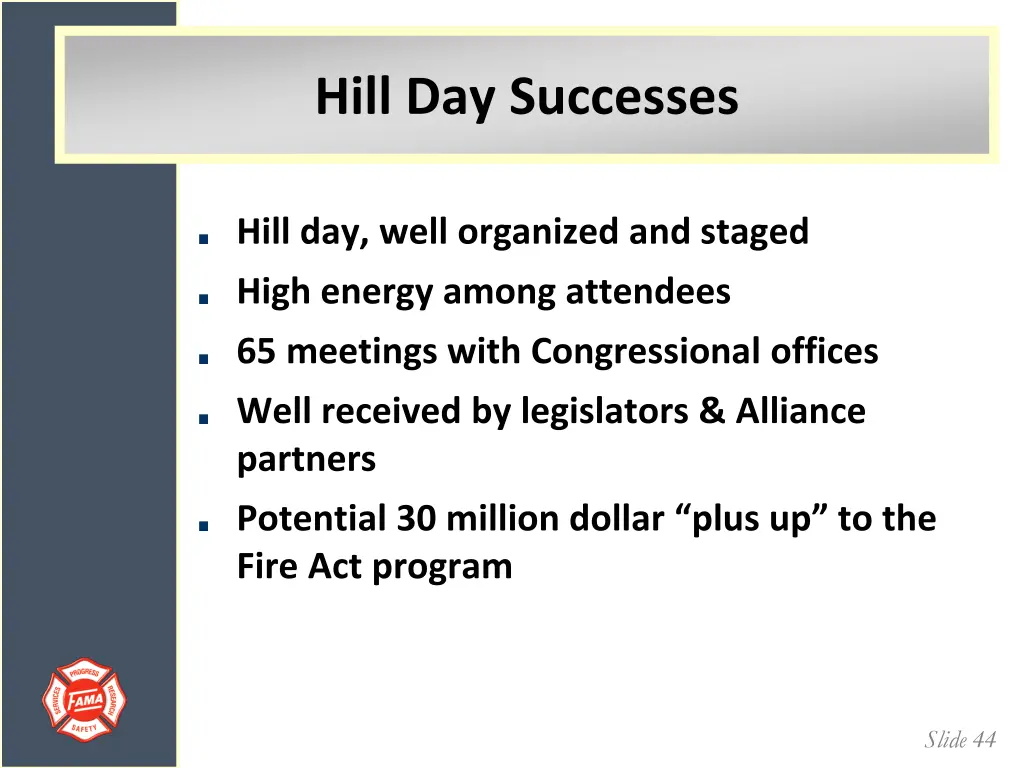 hill day successes