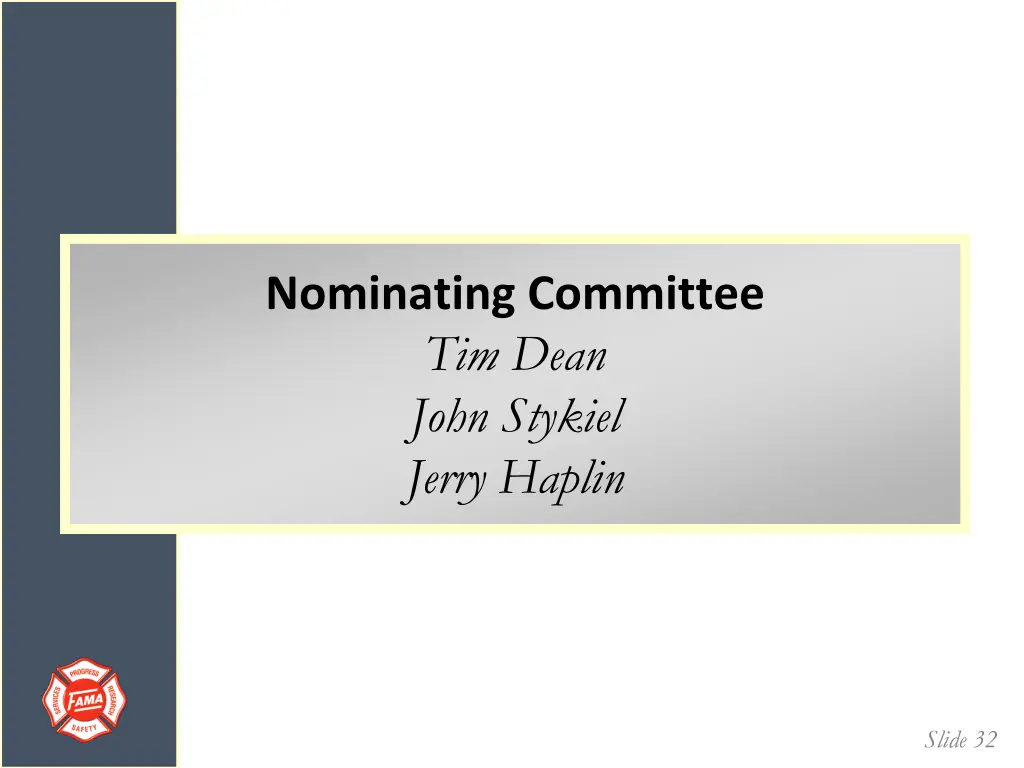 nominating committee tim dean john stykiel jerry