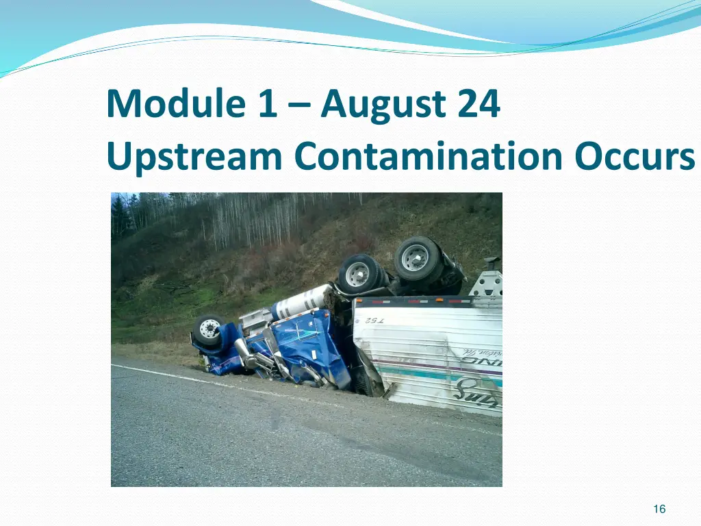 module 1 august 24 upstream contamination occurs