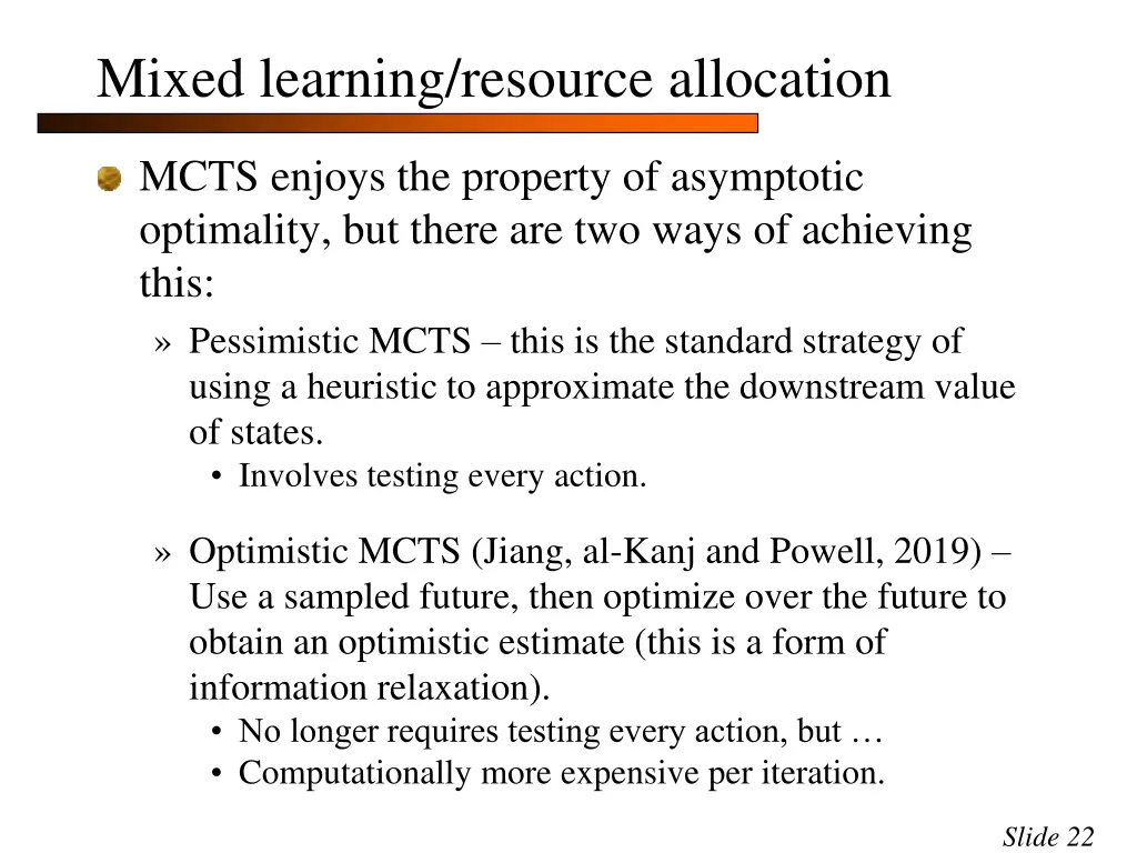 mixed learning resource allocation 17