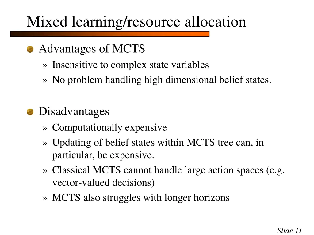 mixed learning resource allocation 7