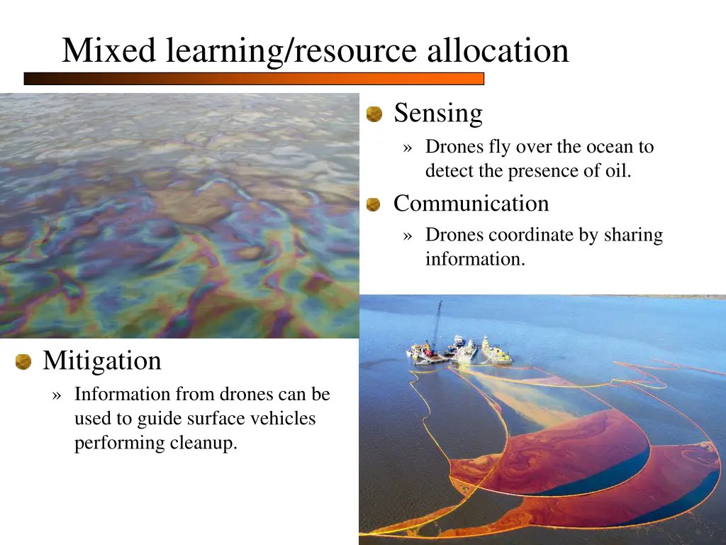 mixed learning resource allocation