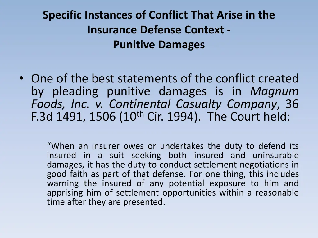 specific instances of conflict that arise 2