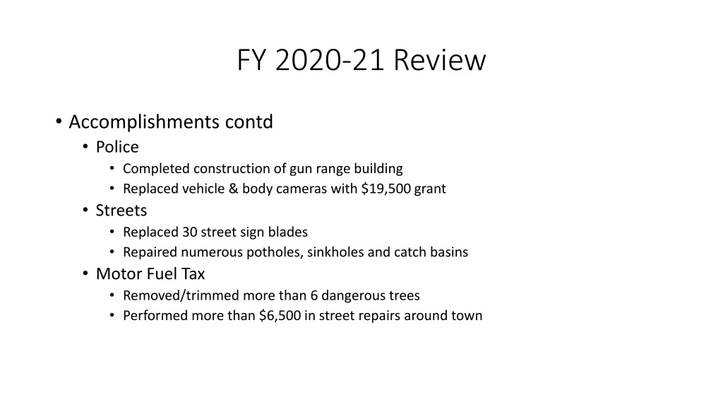 fy 2020 21 review 2