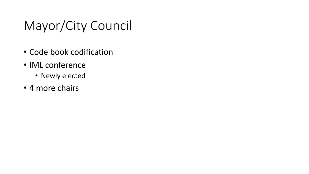 mayor city council