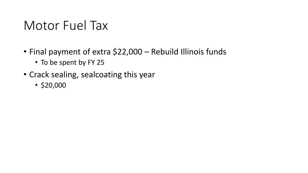 motor fuel tax