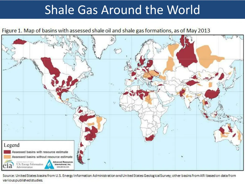 shale gas around the world