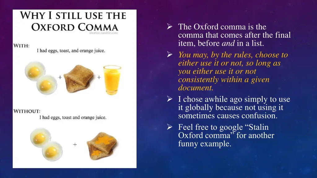 oxford comma