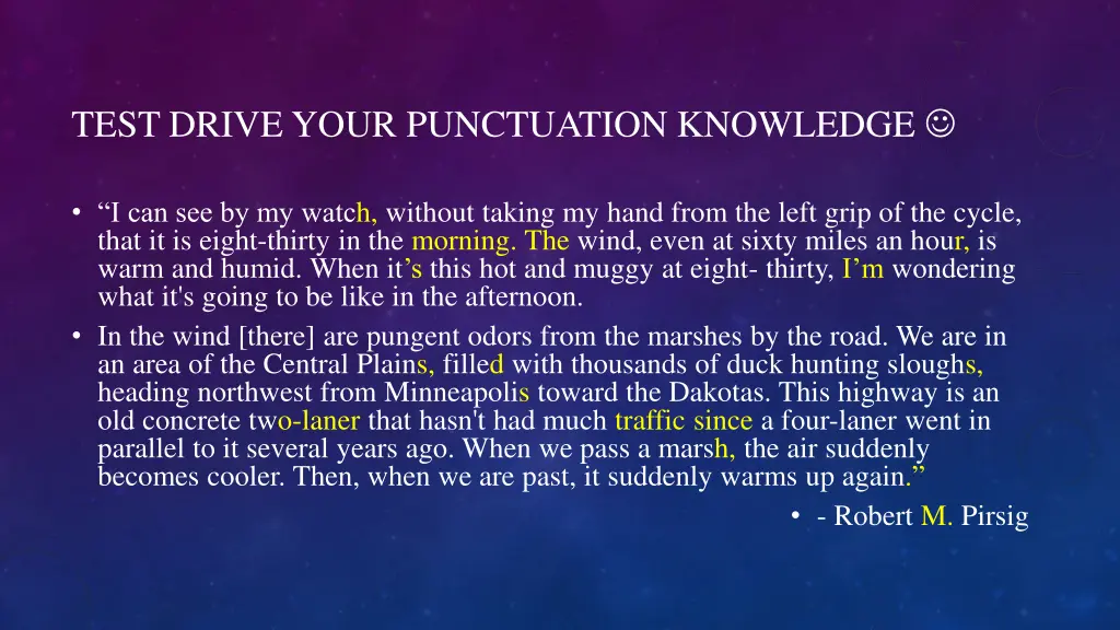 test drive your punctuation knowledge 1