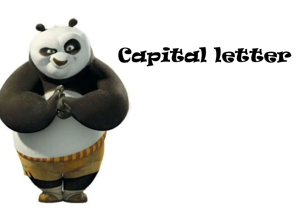 capital letter