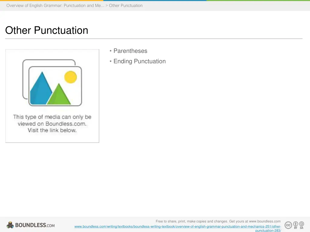 overview of english grammar punctuation 4