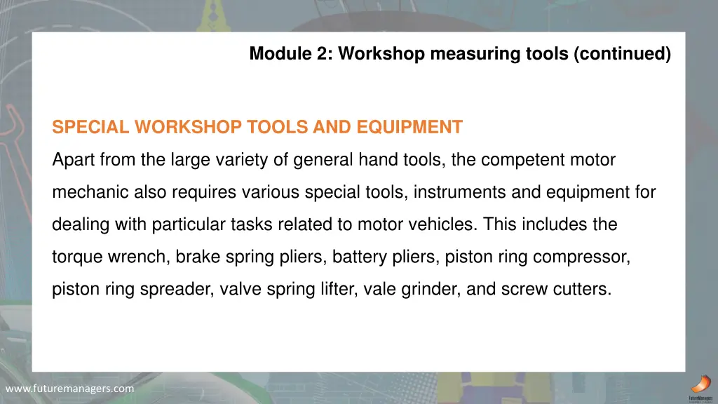 module 2 workshop measuring tools continued 1