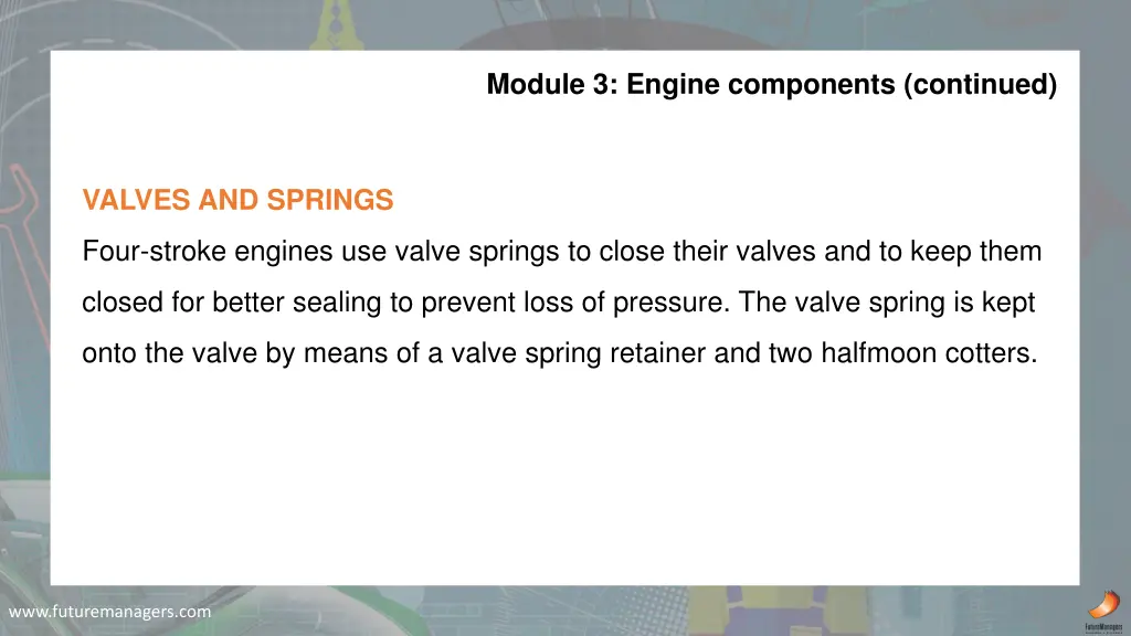 module 3 engine components continued 10