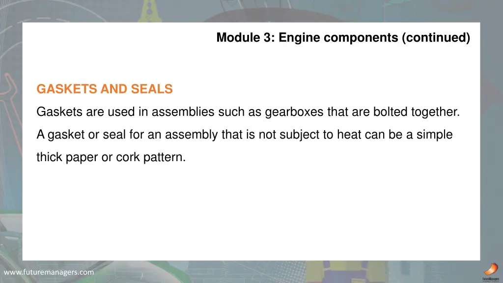 module 3 engine components continued 12