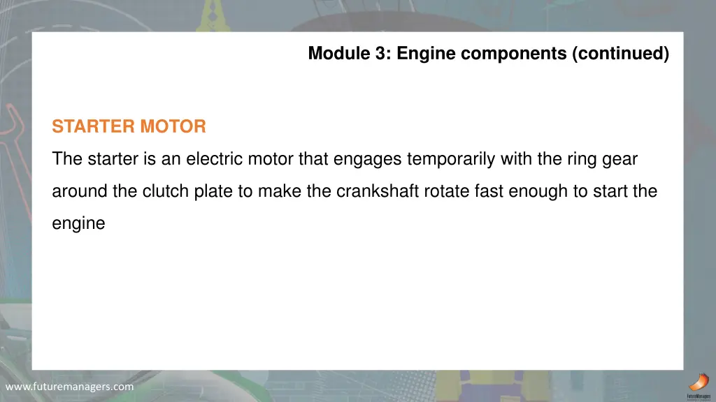 module 3 engine components continued 18