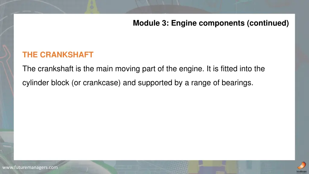 module 3 engine components continued 2