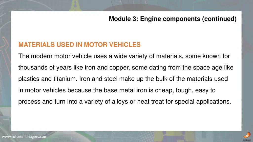 module 3 engine components continued 25