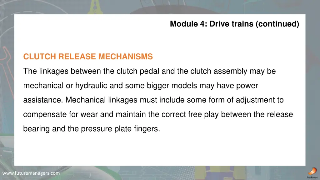 module 4 drive trains continued 3