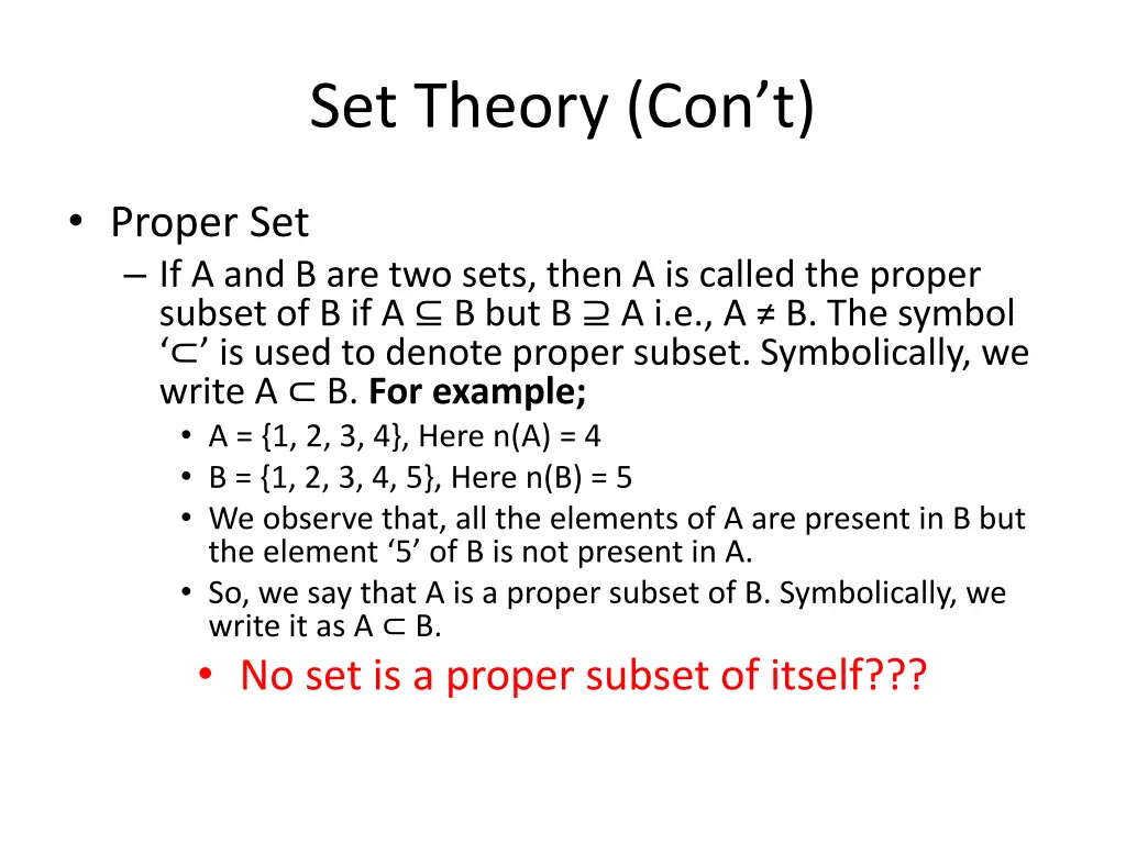 set theory con t 4