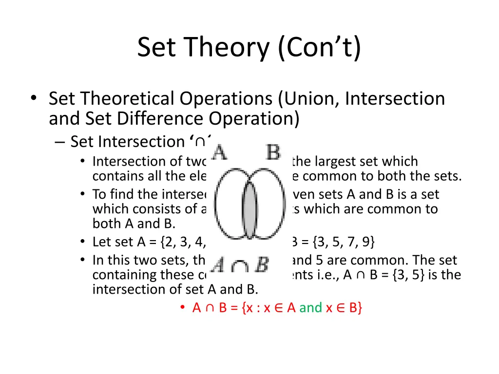 set theory con t 7