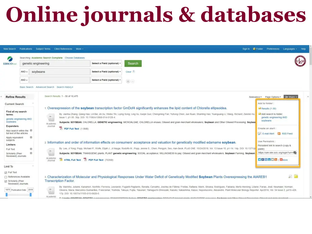 online journals databases 4