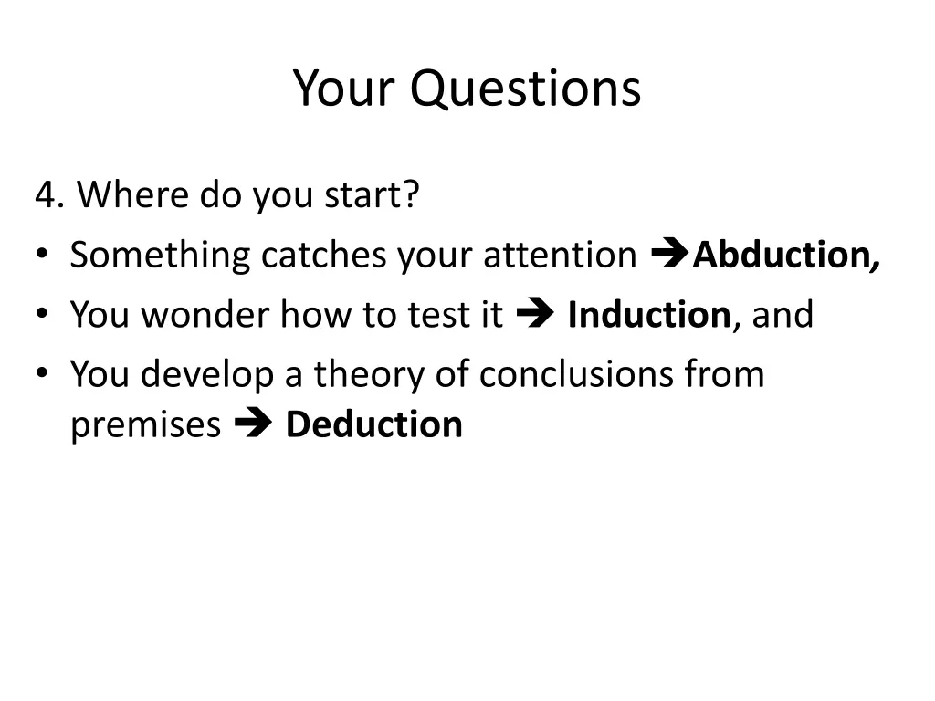 your questions 3