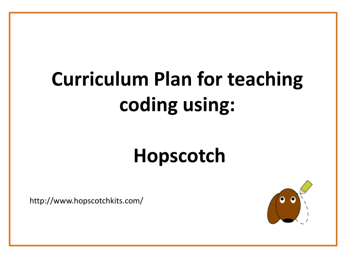 curriculum plan for teaching coding using