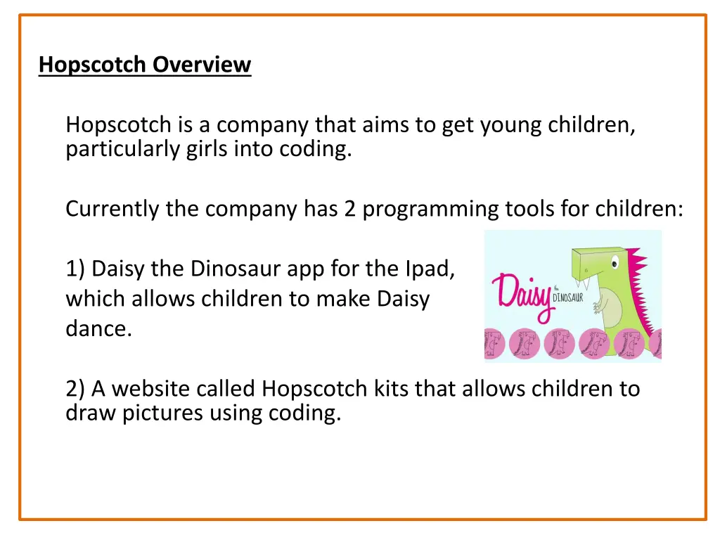 hopscotch overview