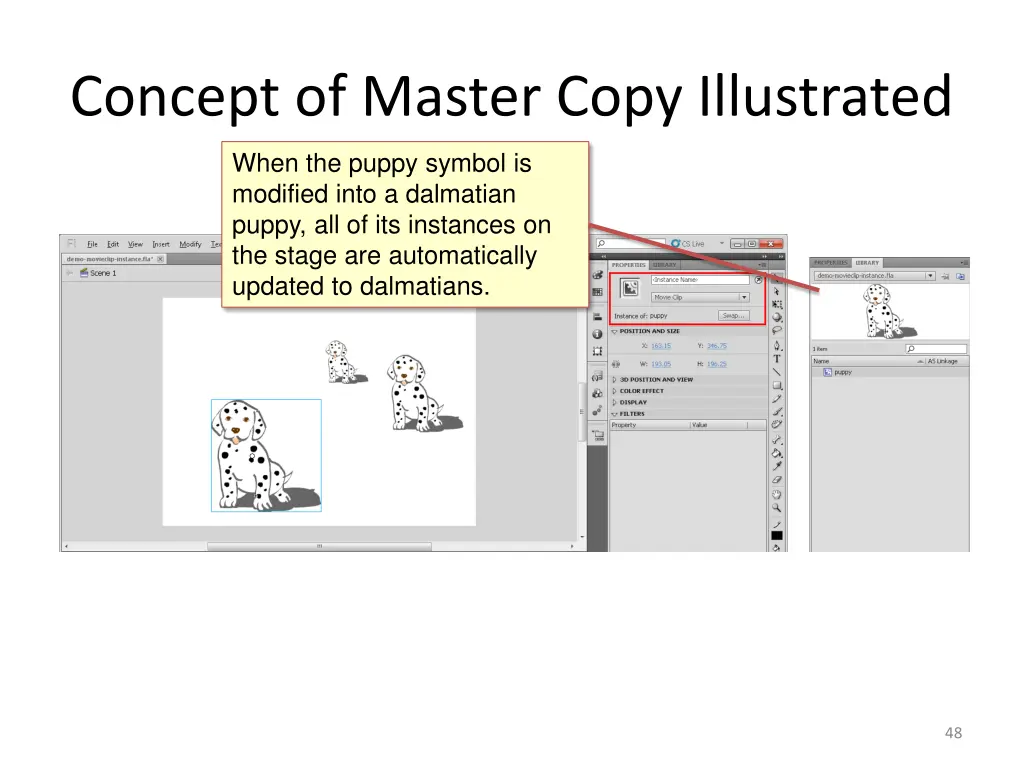 concept of master copy illustrated 1