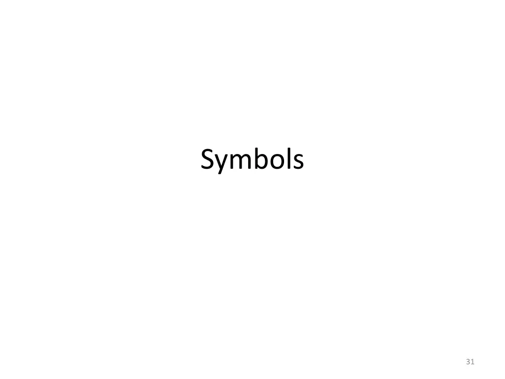 symbols