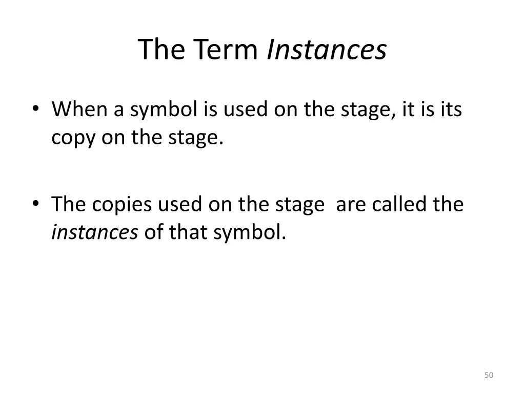 the term instances