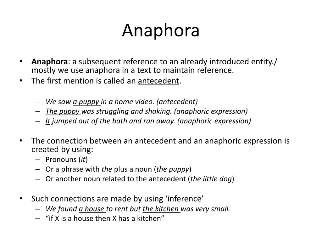 anaphora