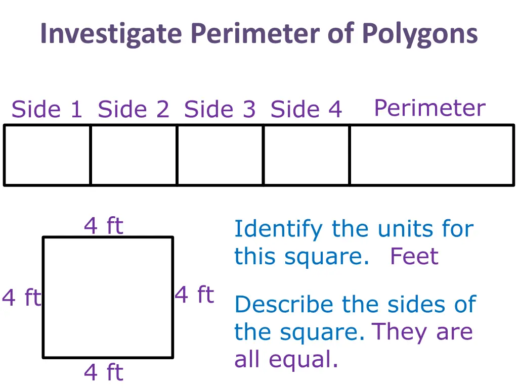 investigate perimeter of polygons 2