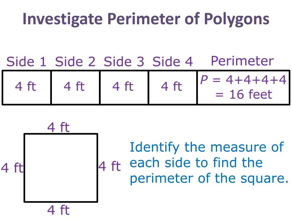 investigate perimeter of polygons 3