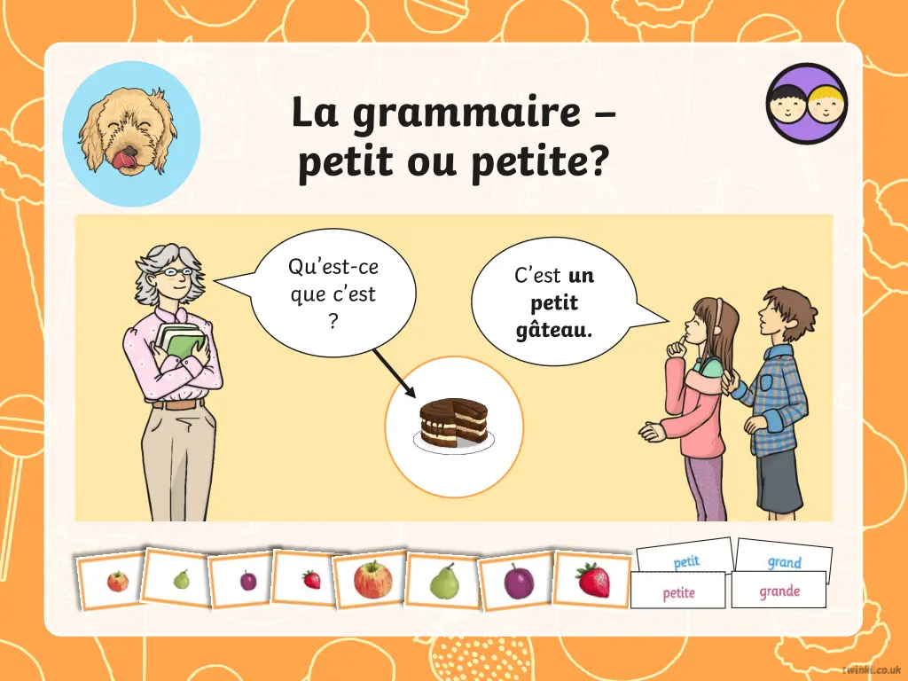 la grammaire petit ou petite 1