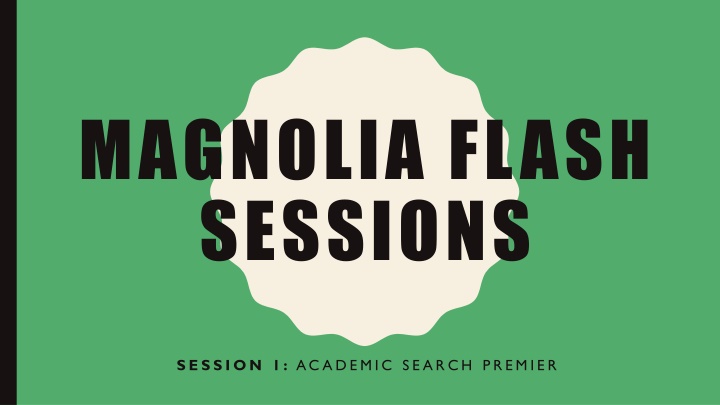 magnolia flash sessions