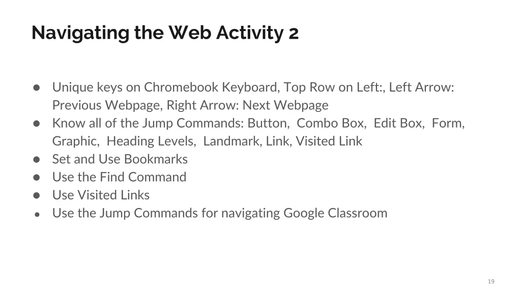 navigating the web activity 2