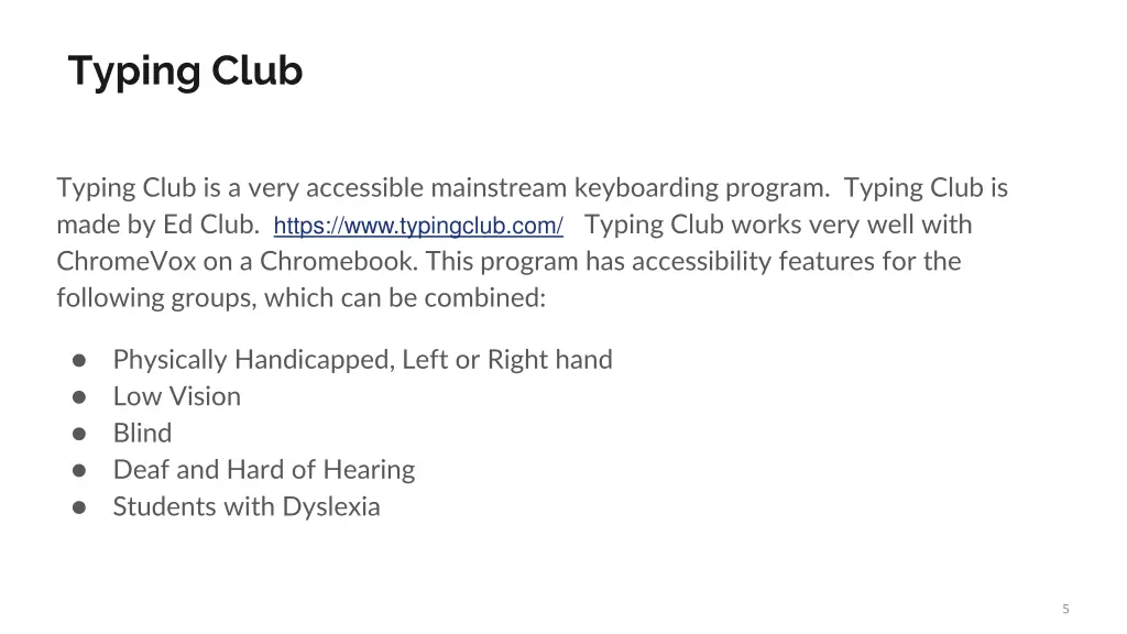 typing club