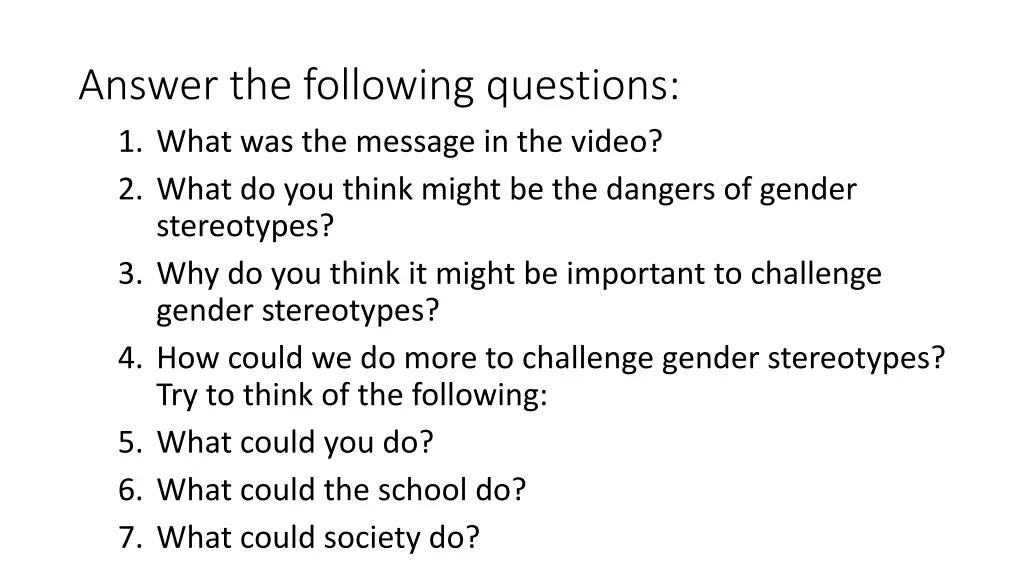 answer the following questions 1 what